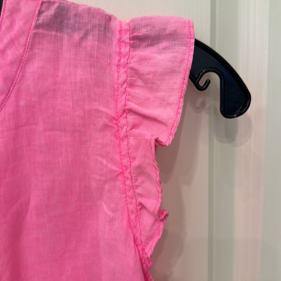 Lily Pulitzer sleeveless ruffle accent button down size small - Picture 3 of 5